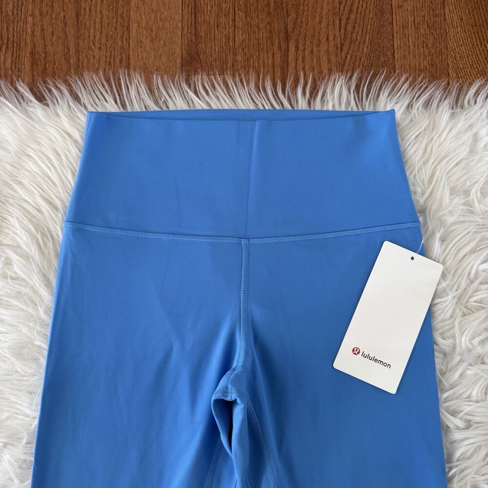 Lululemon Align High Rise Leggings Women’s Size 8 Pool Party Blue Crop 23” NWT